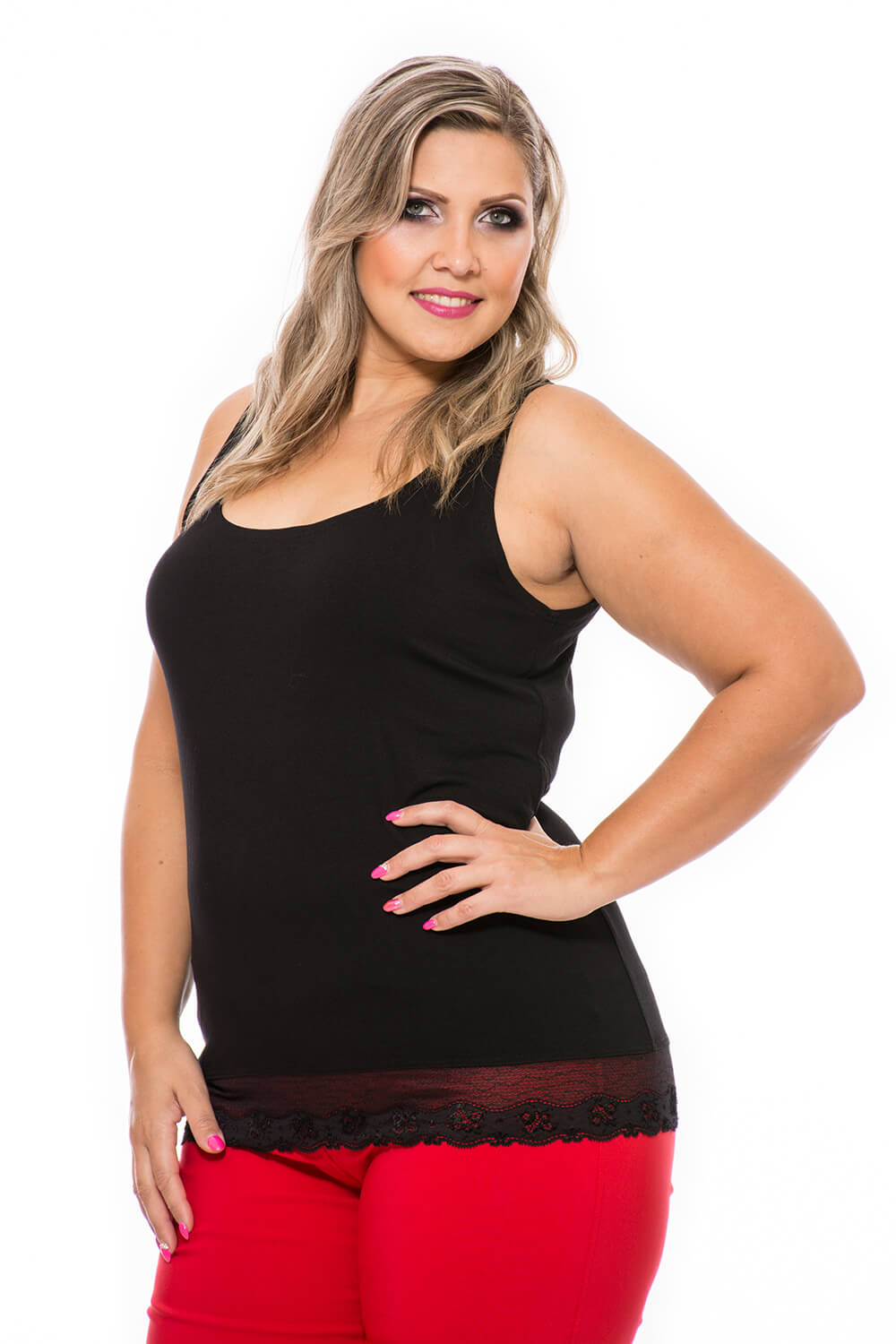 Ilna top cu dantela Top Ilna model fara maneca