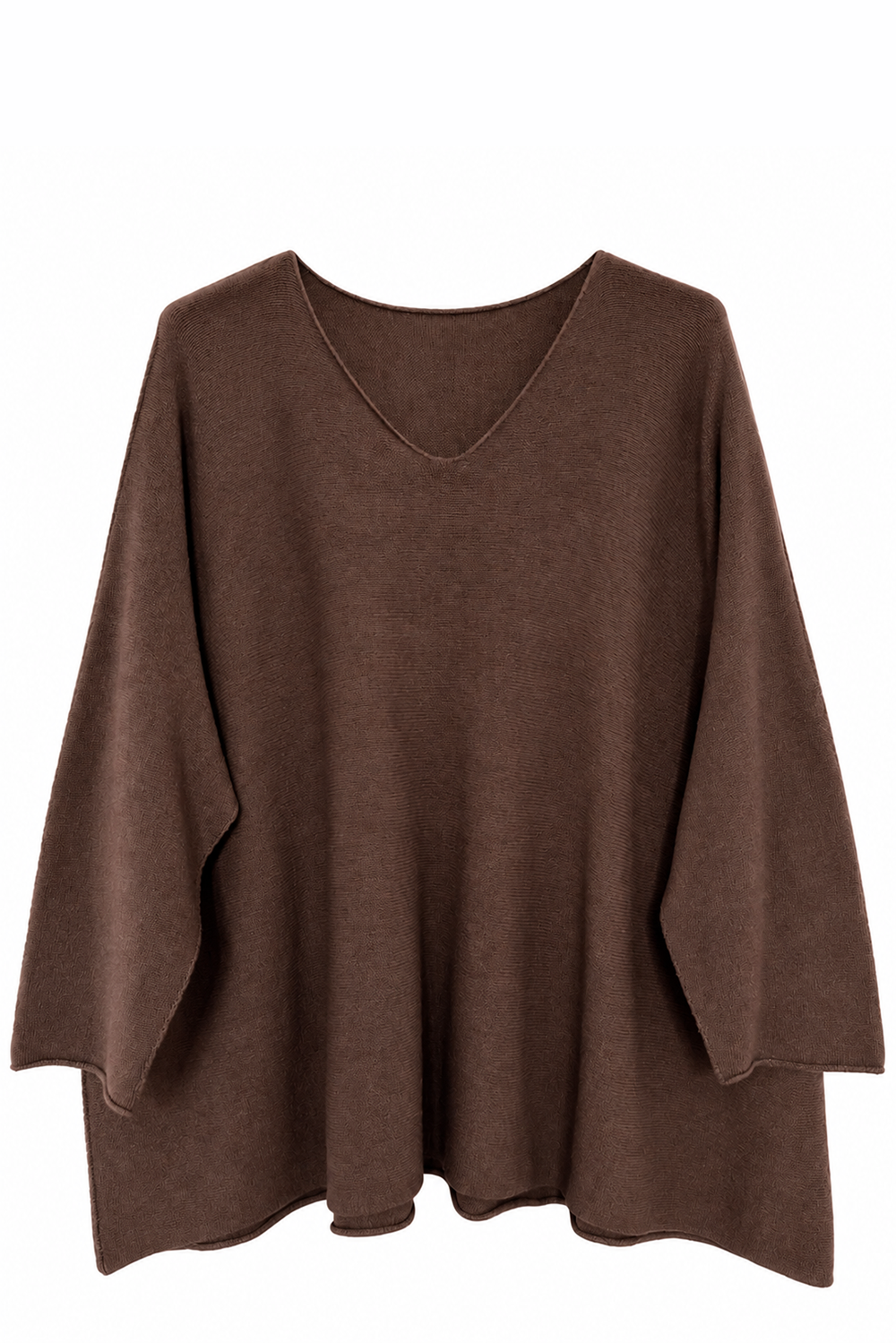 Italian Fine-Knit Top for Plus Sizes
